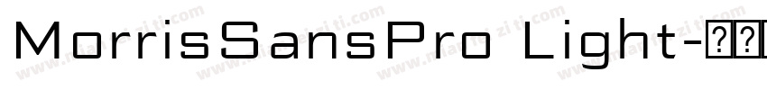 MorrisSansPro Light字体转换